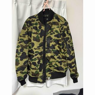 A BATHING APE - APE MA-1 カモ　ジャケット　エイプ