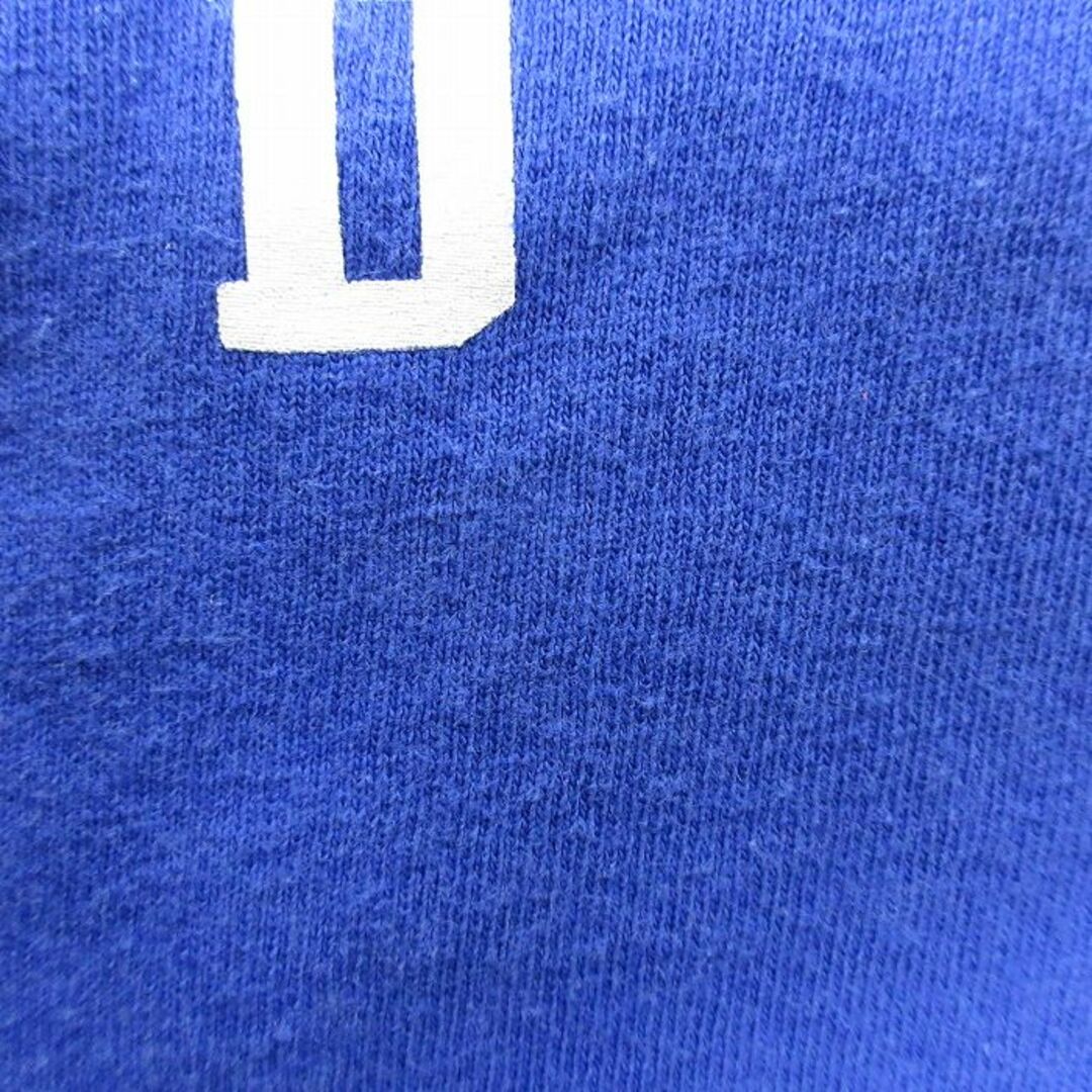Champion(チャンピオン)のXL★古着 チャンピオン Champion 半袖 ブランド Tシャツ メンズ シートンホール 大きいサイズ コットン クルーネック 青 ブルー 24mar01 中古 メンズのトップス(Tシャツ/カットソー(半袖/袖なし))の商品写真