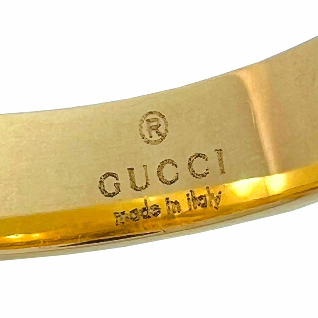 Gucci(グッチ)のGUCCI　グッチ　リング　アイコン　GG　750　K18　YG　9.5号　指輪 レディースのアクセサリー(リング(指輪))の商品写真