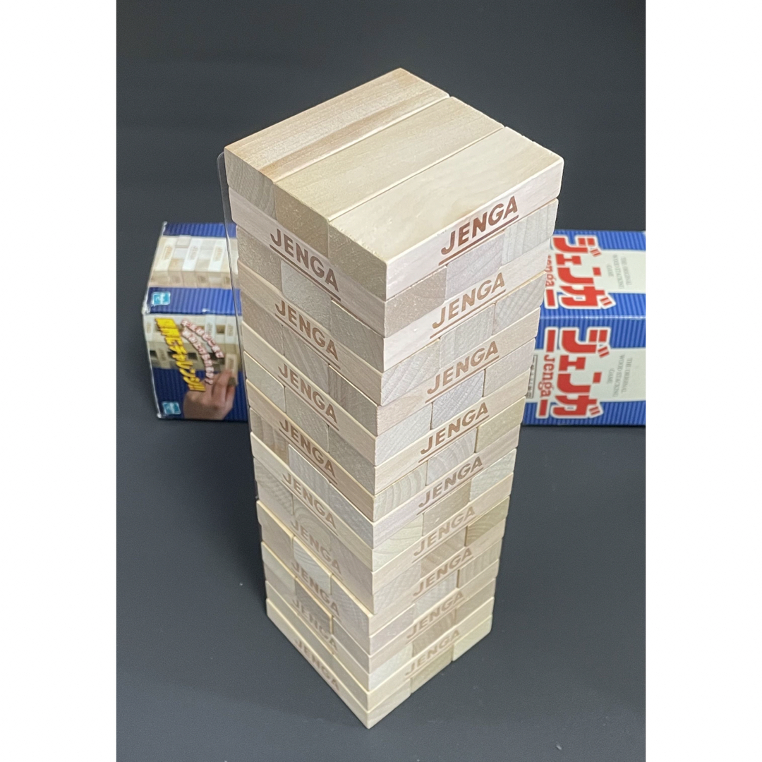 Takara Tomy(タカラトミー)のジェンガ JENGA 木製 ブロック 積み木 【美品】 匿名配送 キッズ/ベビー/マタニティのおもちゃ(積み木/ブロック)の商品写真