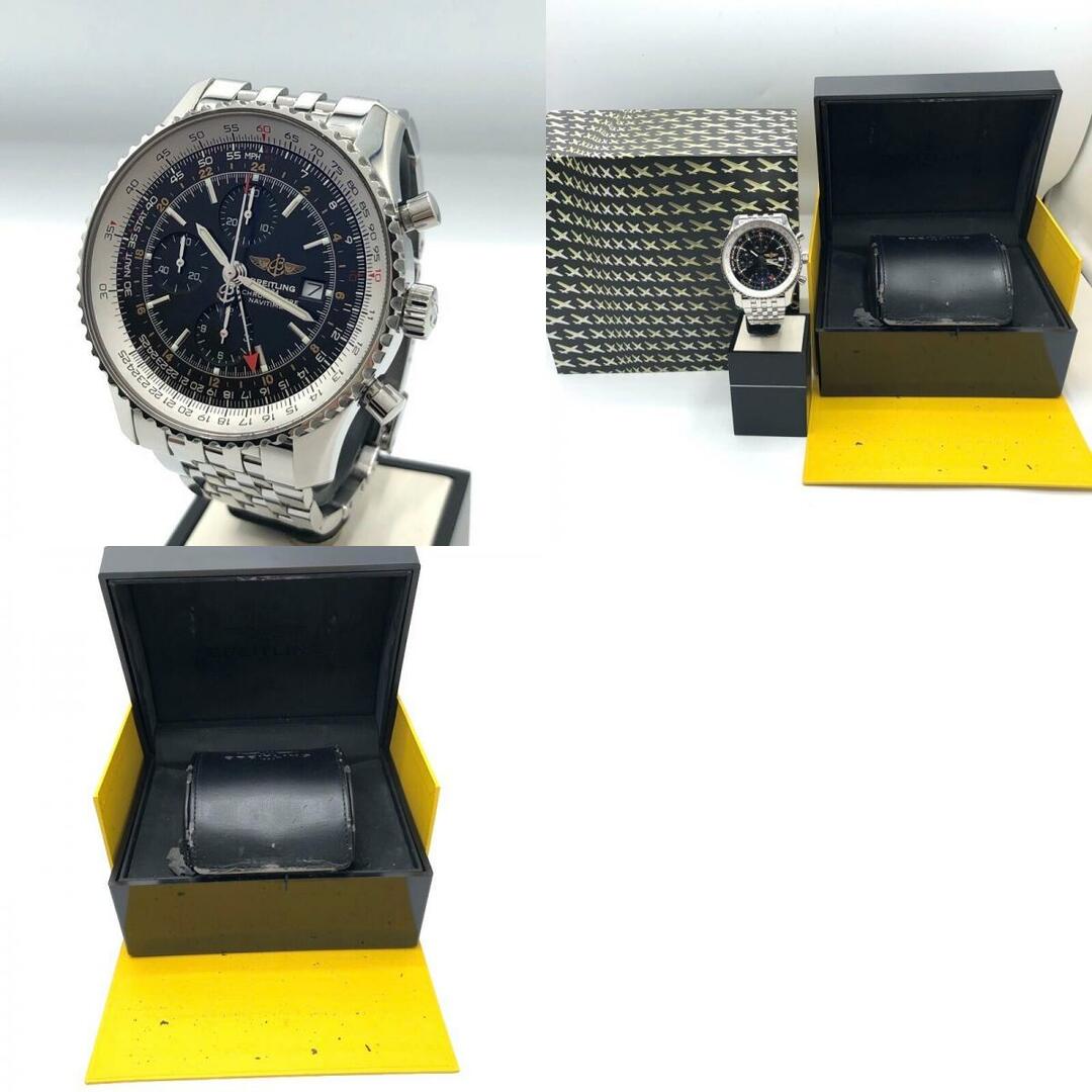 BREITLING(ブライトリング)の　ブライトリング BREITLING ナビタイマー ワールド A24322 ステンレススチール メンズ 腕時計 メンズの時計(その他)の商品写真