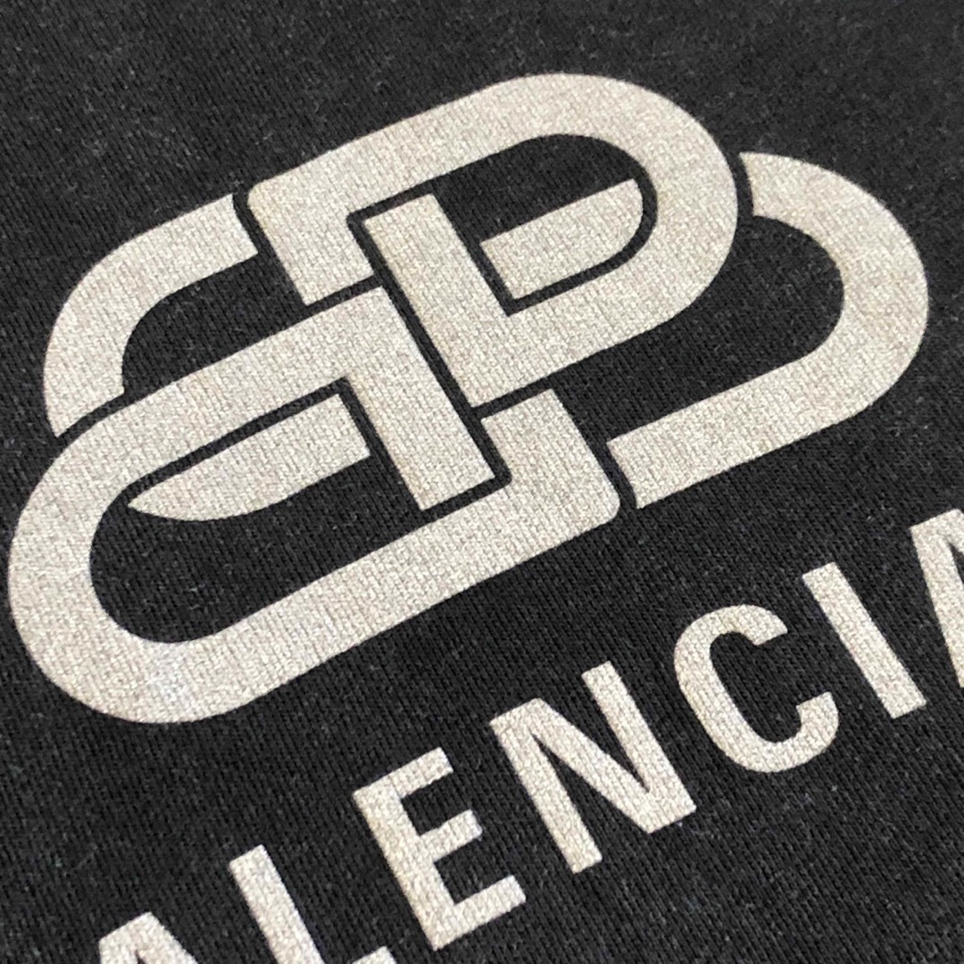 Balenciaga(バレンシアガ)のBALENCIAGA バレンシアガ tシャツ ビックロゴ ヴィンテージ加工入り メンズのトップス(Tシャツ/カットソー(半袖/袖なし))の商品写真