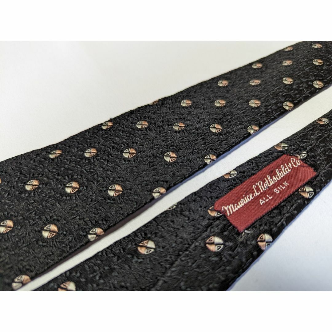 美品 40sヴィンテージ ロスチャイルド 有機的で超上質なジャガード ネクタイ メンズのファッション小物(ネクタイ)の商品写真