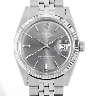 ロレックス(ROLEX)のロレックス デイトジャスト 1601 グレー 24番 メンズ アンティーク 腕時計(腕時計(アナログ))