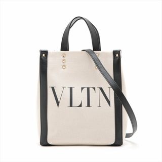 ヴァレンティノ(VALENTINO)のヴァレンティノ VALENTINO ロゴ ハンドバッグ バッグ ホワイト(ハンドバッグ)