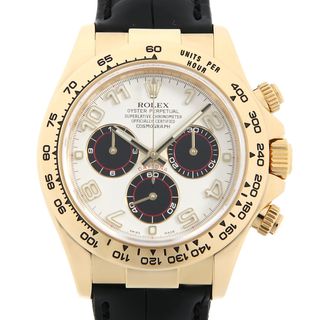 ロレックス(ROLEX)のロレックス デイトナ 116518 ホワイト×ブラック アラビア G番 メンズ 中古 腕時計(腕時計(アナログ))