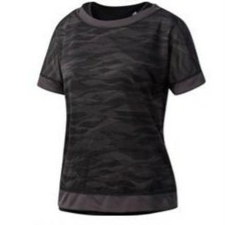 アディダス(adidas)のadidas レディース Ｗ Ｍ４Ｔ トレーニング カモ柄 ２ｉｎ１レイヤード半(Tシャツ(半袖/袖なし))