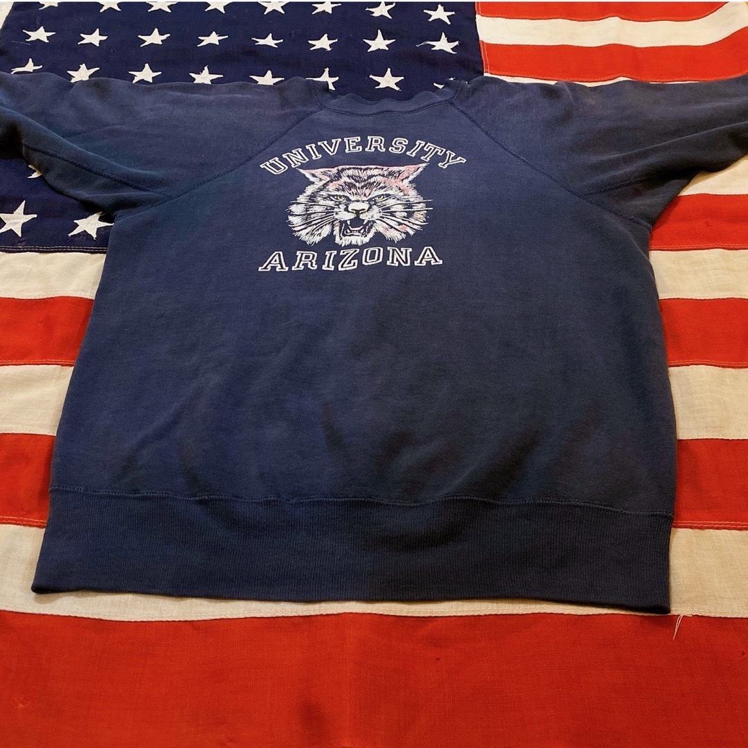 ナス紺☆XL 70s USA製 FRUIT OF THE LOOM 半袖スウェット ナス紺☆XL 70s USA製 FRUIT OF THE LOOM 半袖スウェット