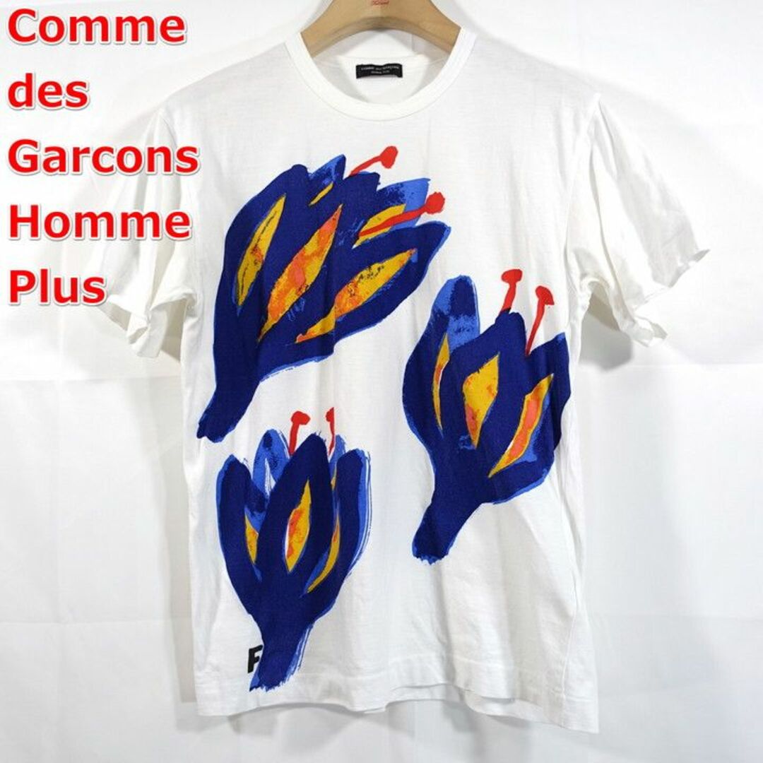 COMME des GARCONS HOMME PLUS(コムデギャルソンオムプリュス)の【良品】コムデギャルソンオムプリュス　パゴウスキー氏デザイン　花柄Ｔシャツ メンズのトップス(Tシャツ/カットソー(半袖/袖なし))の商品写真