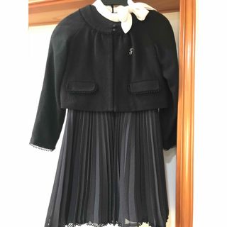 ポンポネット(pom ponette)の美品 ポンポネット 入学式 卒業式 フォーマル130 120 女の子組曲 卒園式(ドレス/フォーマル)