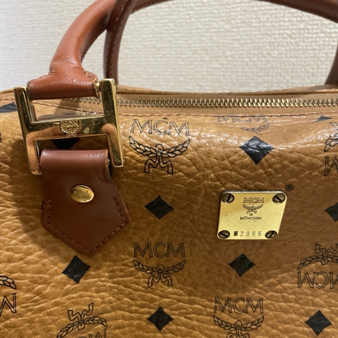 MCM - MCM ミニボストンバッグの通販 by mayu's shop｜エムシーエム 