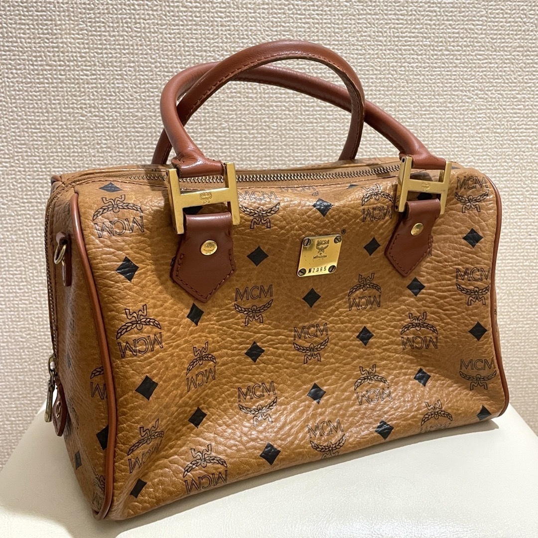 MCM - MCM ミニボストンバッグの通販 by mayu's shop｜エムシーエム 