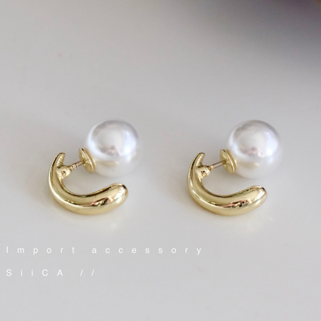 BEAMS(ビームス)の【K18ゴールド】ピアス/ゴールド/金属アレルギー対応/パール/925ポスト レディースのアクセサリー(ピアス)の商品写真