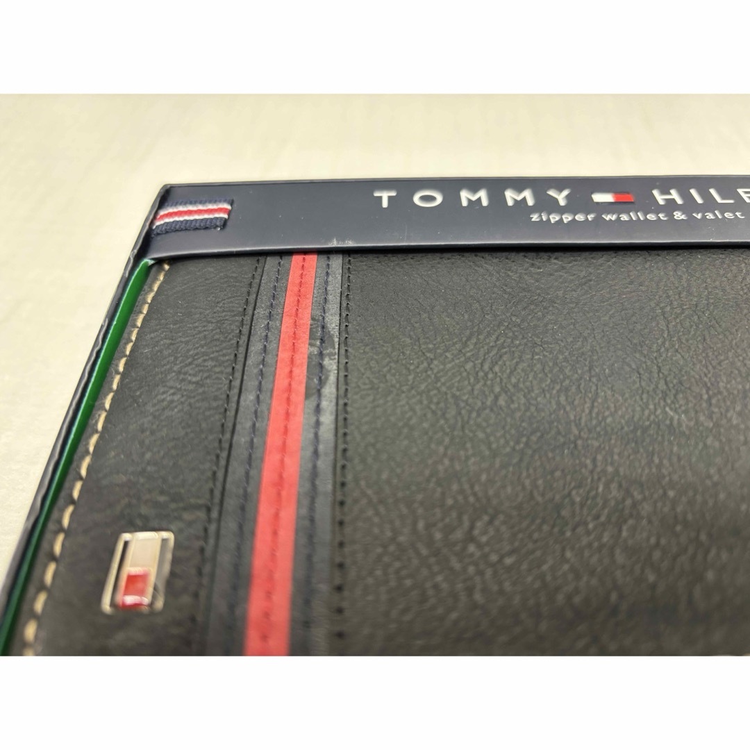 TOMMY HILFIGER(トミーヒルフィガー)の【新品未使用】TOMMY HILFIGERラウンドファスナー長財布 BK 箱入 メンズのファッション小物(長財布)の商品写真