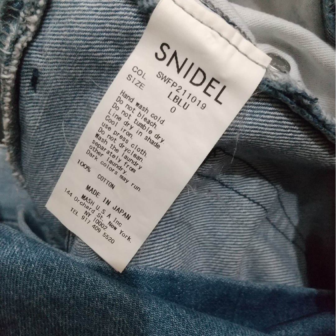 SNIDEL(スナイデル)のSNIDEL デニムパンツ レディースのパンツ(デニム/ジーンズ)の商品写真