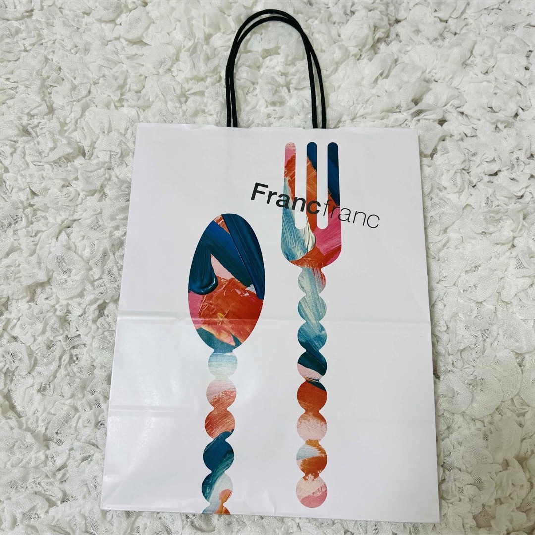 Francfranc(フランフラン)の【匿名配送】Francfranc LOWRYSFARM 紙袋 ショップ袋 4枚 レディースのバッグ(ショップ袋)の商品写真