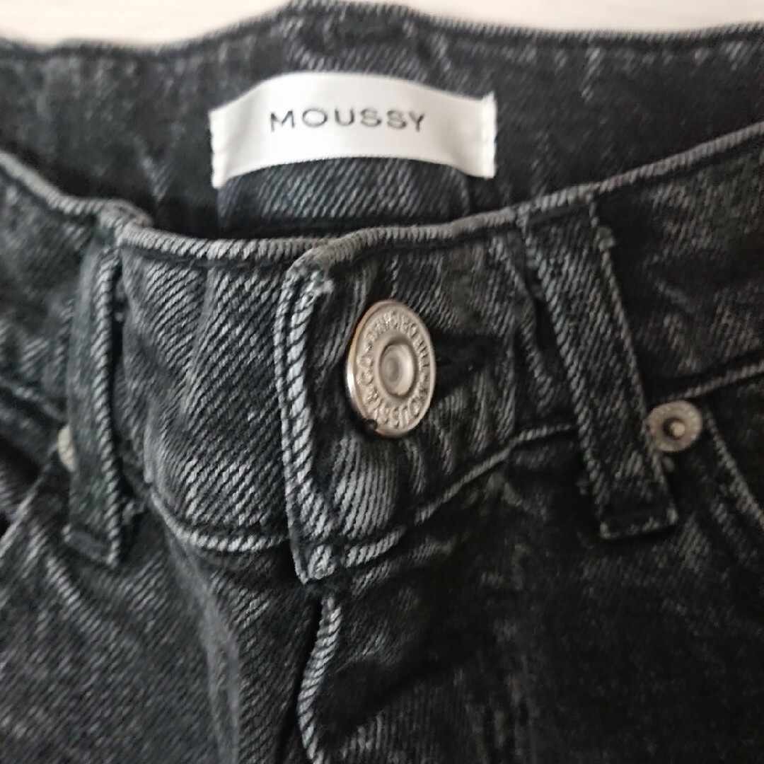 moussy(マウジー)のMOUSSY マウジー フレアデニム BLACK  26インチ レディースのパンツ(デニム/ジーンズ)の商品写真