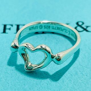 ティファニー(Tiffany & Co.)の希少 ティファニー オープンハート リング シルバー TIFFANY★830(リング(指輪))