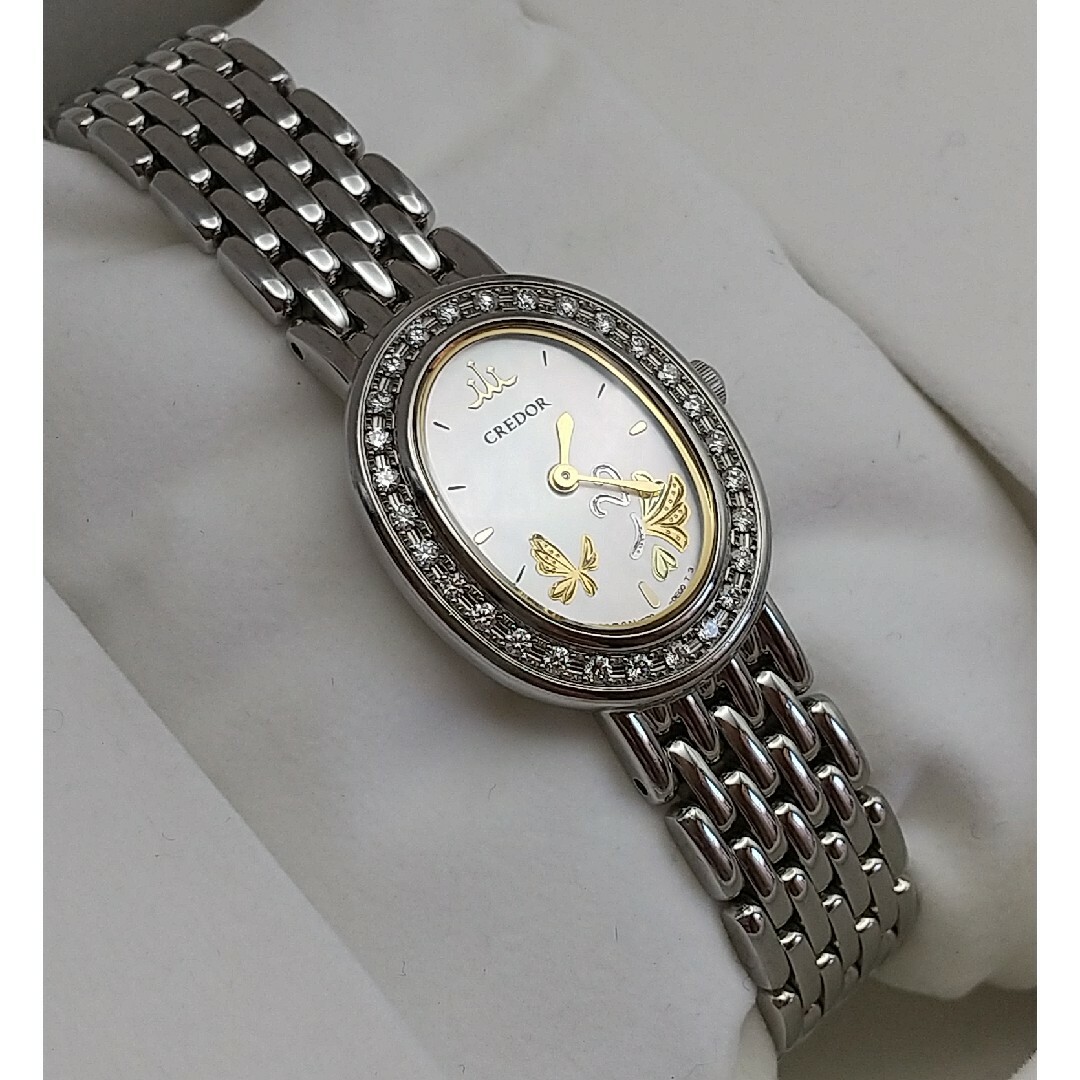 CREDOR(クレドール)のクレドールシグノ GSTE853 限定200本 P28ダイヤモンド ピクウェ レディースのファッション小物(腕時計)の商品写真