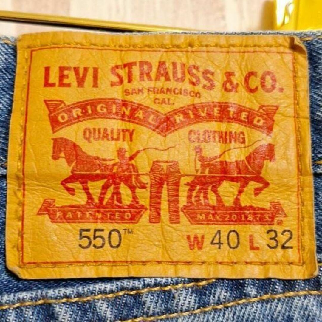 Levi's(リーバイス)のUS古着リーバイス550バギーワイドデニムパンツジーンズW40L32（175） メンズのパンツ(デニム/ジーンズ)の商品写真