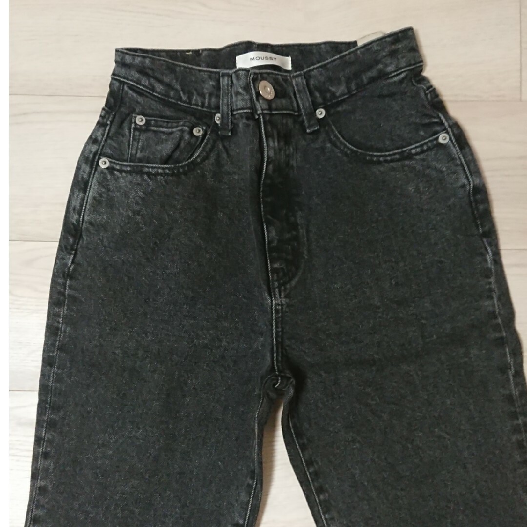 MOUSSY マウジー フレアデニム BLACK 25インチ MOUSSY マウジー フレアデニム BLACK 25インチ