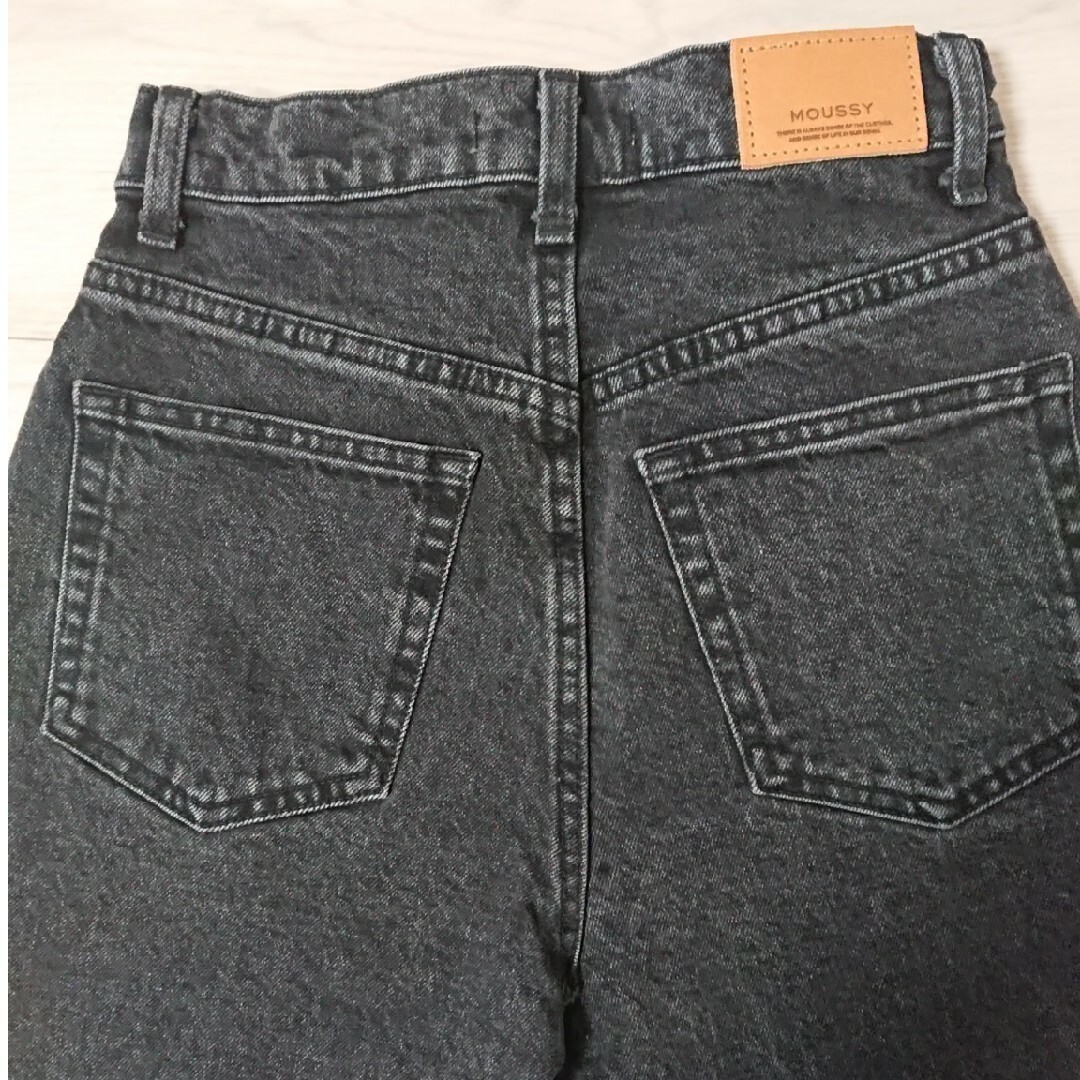 MOUSSY マウジー フレアデニム BLACK 25インチ MOUSSY マウジー フレアデニム BLACK 25インチ