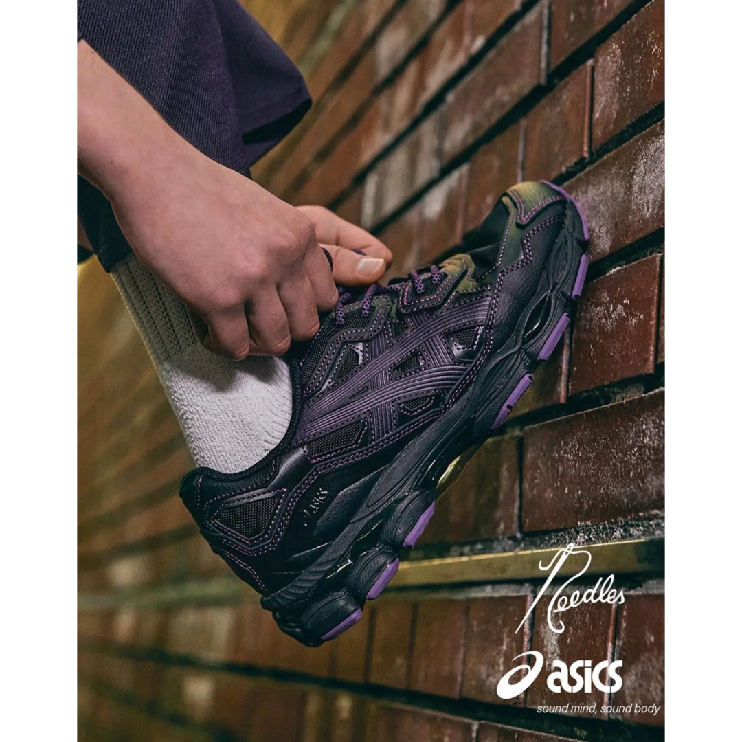 asics(アシックス)のNeedles x Asics GEL-NYC BK/PP メンズの靴/シューズ(スニーカー)の商品写真