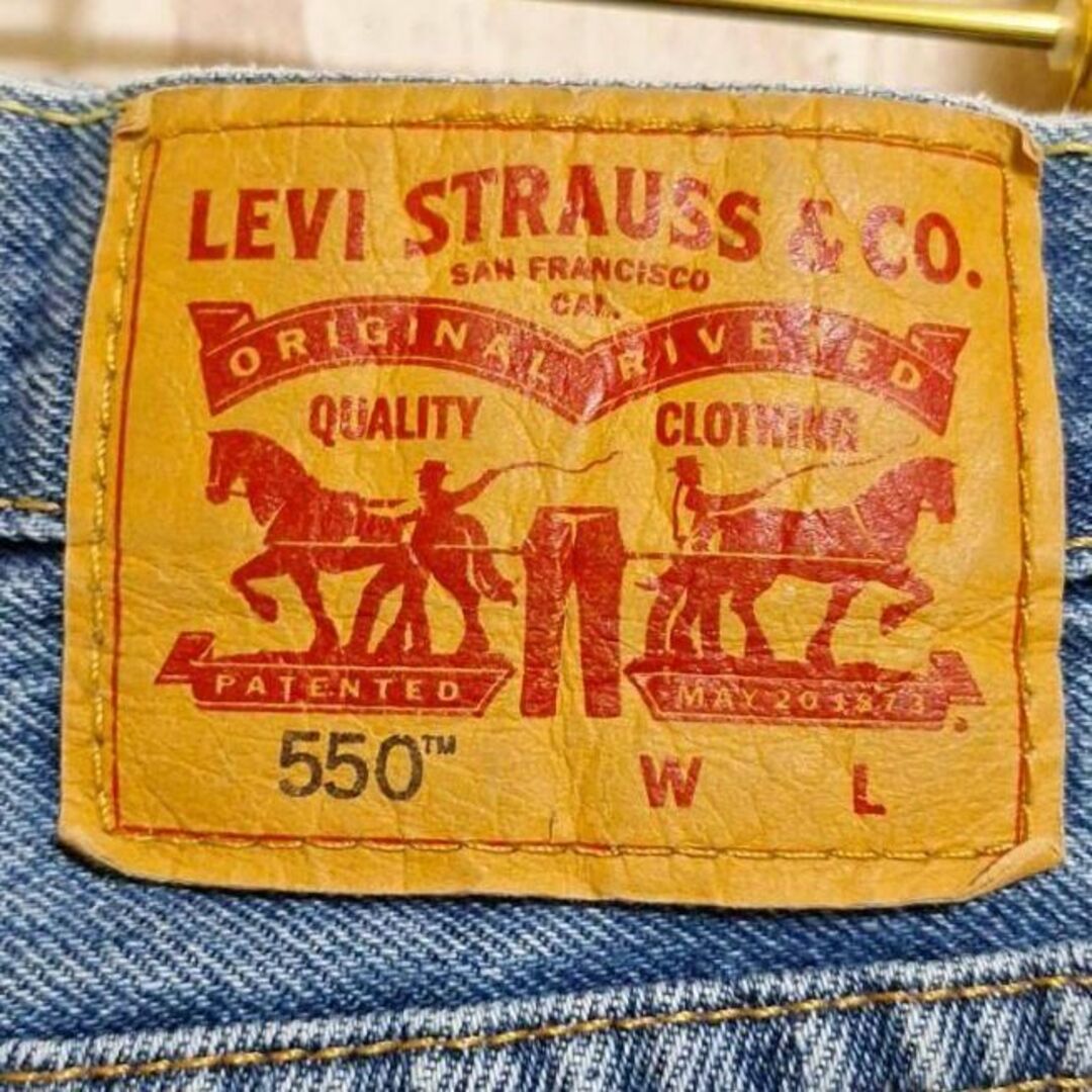 Levi's(リーバイス)のUS古着リーバイス550バギーワイドデニムパンツジーンズWL（942） メンズのパンツ(デニム/ジーンズ)の商品写真