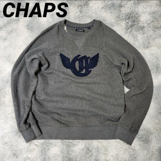 CHAPS - Vintage古着 CHAPS チャップス ウイング フロントロゴ スウェット