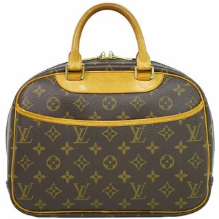 ルイヴィトン(LOUIS VUITTON)の本物 ルイヴィトン LOUIS VUITTON LV トゥルーヴィル モノグラム ハンドバッグ ブラウン M42228 Trouville ビトン バッグ 中古(ハンドバッグ)