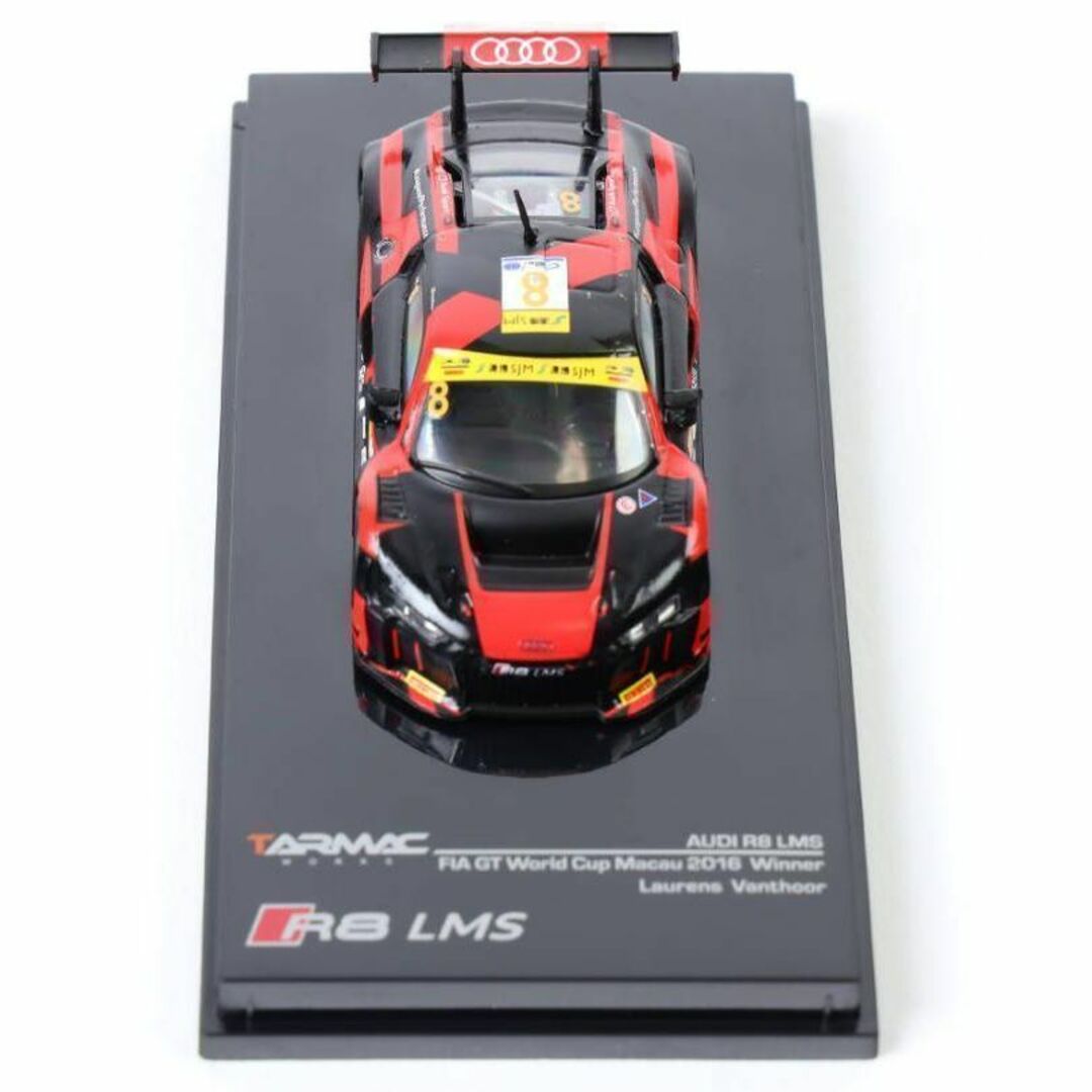 AUDI(アウディ)のラスト！TARMAC  ミニカー 1/64 Audi R8  LMS #8 自動車/バイクの自動車(車内アクセサリ)の商品写真