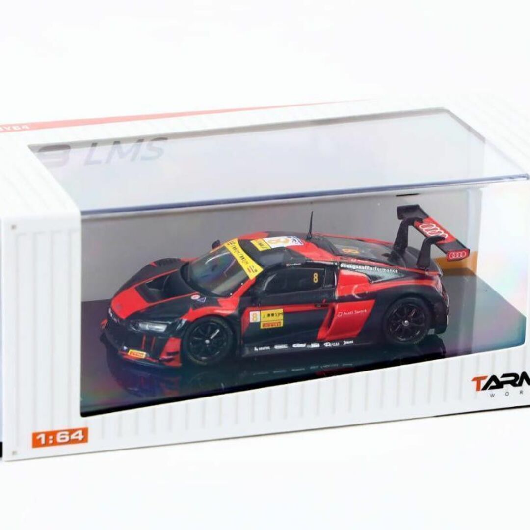 AUDI(アウディ)のラスト！TARMAC  ミニカー 1/64 Audi R8  LMS #8 自動車/バイクの自動車(車内アクセサリ)の商品写真