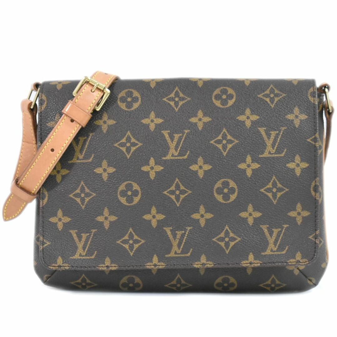 本物 ルイヴィトン LOUIS VUITTON LV ミュゼットタンゴ ショート モノグラム ショルダーバッグ ブラウン M51257 Musette  Tango Short ビトン バッグ 中古 | フリマアプリ ラクマ