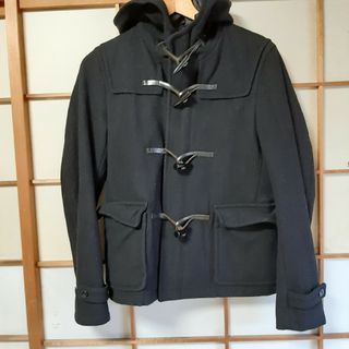 ジュンレッド(JUNRED)のJUNRED ブラックダッフルコートM(ダッフルコート)