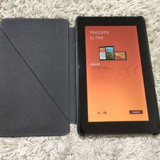 アマゾン(Amazon)のfire7 8GB ＋ 純正ケース(タブレット)