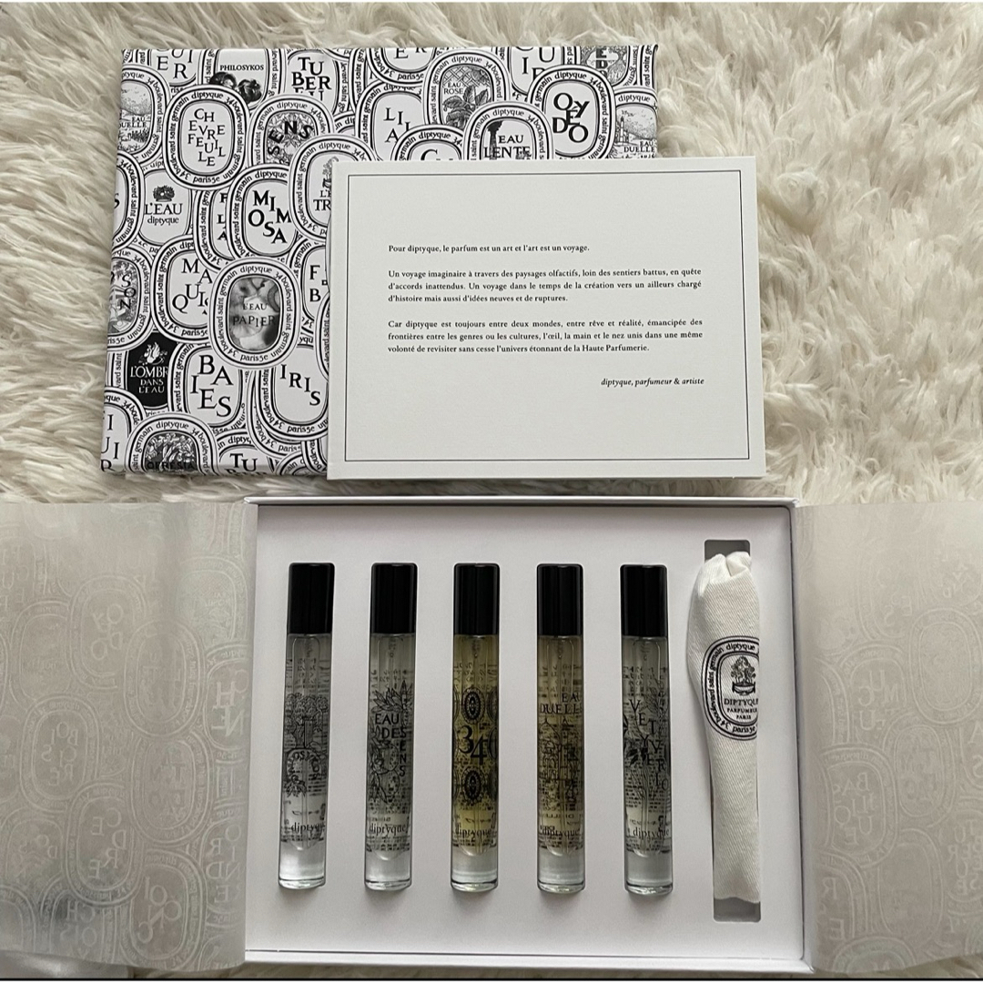 diptyque(ディプティック)の⭐︎新品未使用 diptyque オードトワレ オーデサンス 巾着 セット コスメ/美容の香水(ユニセックス)の商品写真