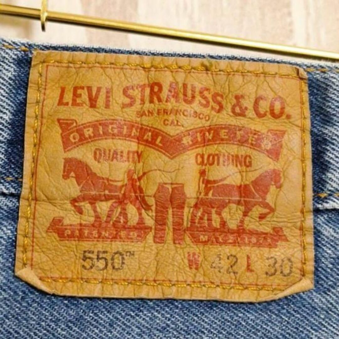 Levi's(リーバイス)のUS古着リーバイス550グランジバギーワイドデニムパンツジーンズ（944） メンズのパンツ(デニム/ジーンズ)の商品写真