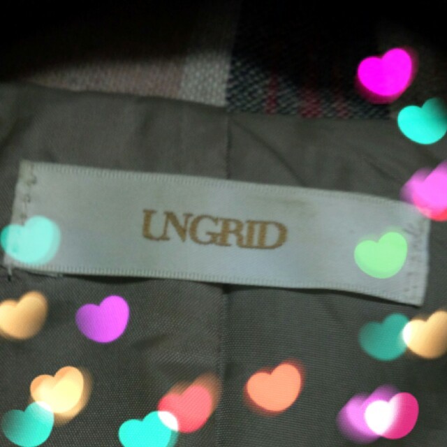 Ungrid(アングリッド)のungridチェックトレンチコート レディースのジャケット/アウター(トレンチコート)の商品写真
