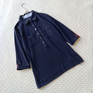 トミーヒルフィガー(TOMMY HILFIGER)のTOMMY HILFIGER 七分袖 トップス レディース Sサイズ(カットソー(長袖/七分))