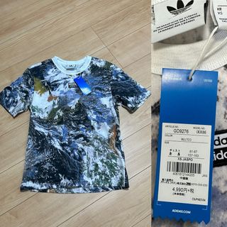 アディダス(adidas)のadidas アディダス　新品未使用　メンズ　xs Tシャツ　新品未使用タグ付き(Tシャツ/カットソー(半袖/袖なし))