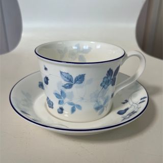 ウェッジウッド(WEDGWOOD)のウエッジウッド　ストロベリー　ブルー　カップ&ソーサー(食器)