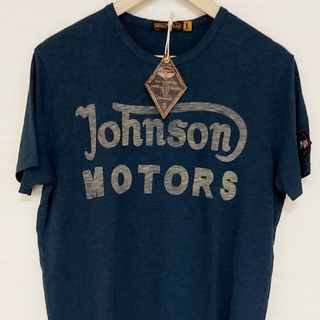 ジョンソンモータース(Johnson Motors)の【新品】ジョンソンモータース　Tシャツ　USA製　Lサイズ(Tシャツ/カットソー(半袖/袖なし))