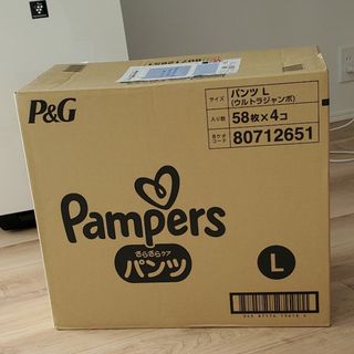 ピーアンドジー(P&G)の【新品未開封】パンパース　パンツ　L　58枚×4個(ベビー紙おむつ)