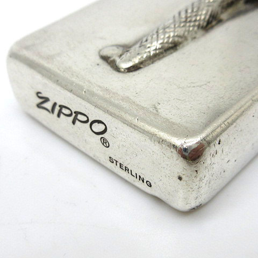 ZIPPO(ジッポー)のジッポー ZIPPO 80s スターリングシルバー 立体 スネーク ライター エンタメ/ホビーのコレクション(その他)の商品写真