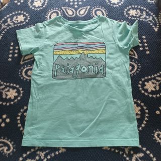 パタゴニア(patagonia)のパタゴニア　子供用Tシャツ　青緑　5T(Tシャツ/カットソー)