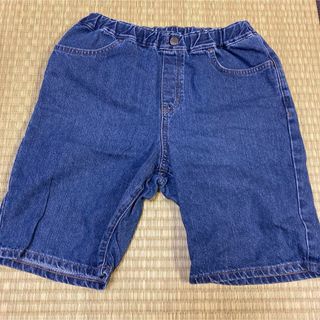 ユニクロ(UNIQLO)のユニクロ　デニムハーフパンツ　キッズXL(パンツ/スパッツ)