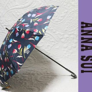 アナスイ(ANNA SUI)の新品タグ付き【アナスイ】晴雨兼用 短長傘 チューリップ柄 雨傘 日傘(傘)