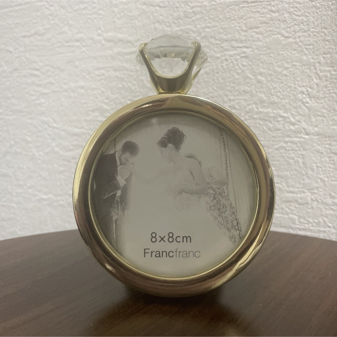 Francfranc(フランフラン)のサリー リングフレーム クリア ハンドメイドのインテリア/家具(アート/写真)の商品写真
