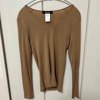 マックスマーラ(Max Mara)のMaxMara キャメル ニット 薄手(ニット/セーター)