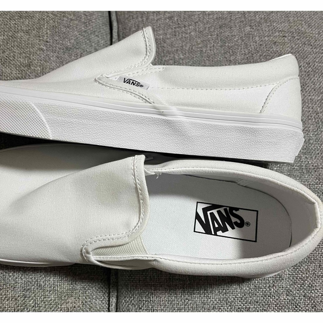 VANS(ヴァンズ)のVANS スリッポン トゥルーホワイト 27cm バンズ True White メンズの靴/シューズ(スリッポン/モカシン)の商品写真